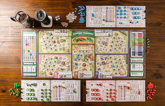 Brettspiel Coffee Traders für 3-5 Spieler 12+ Jahre (EN) Capstone Games