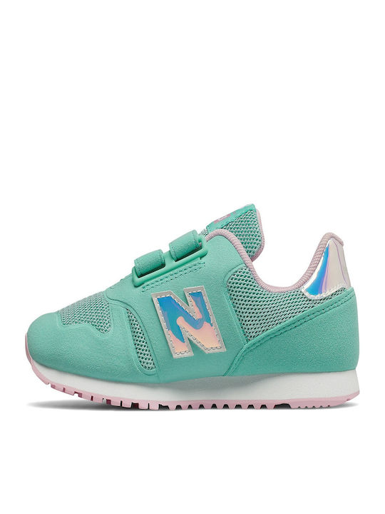Kinder Sneakers mit Klettverschluss Türkis
