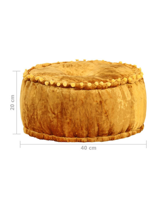 Bean Bag Chair Bolster Waterproof Mustard 40x40x20cm