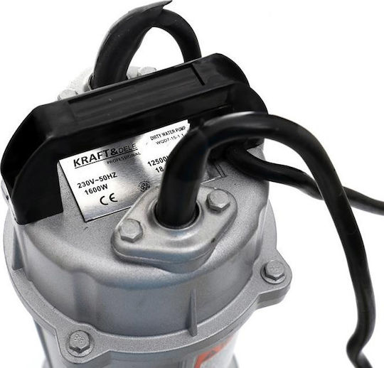 Kraft & Dele Electrică submersibilă pentru ape pluviale și curate Monofazică Pompă de Apă 2.17hp KD752