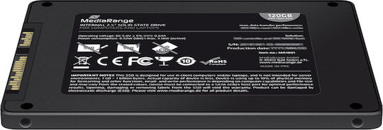 MediaRange MR1001 SSD 120GB Type 2.5'' with SATA III Connection MR1001