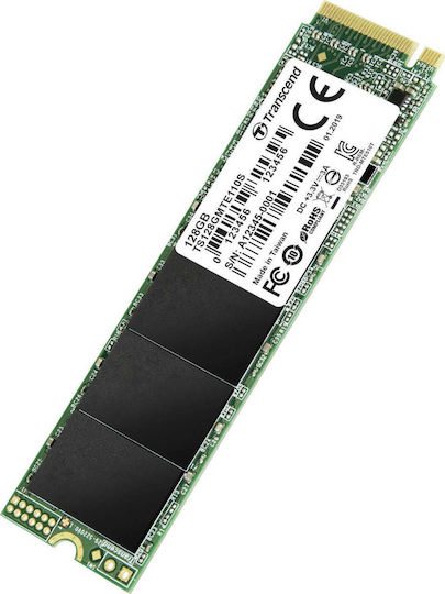 Transcend 110S SSD 128GB τύπου M.2 με σύνδεση PCI Express 3.0 TS128GMTE110S