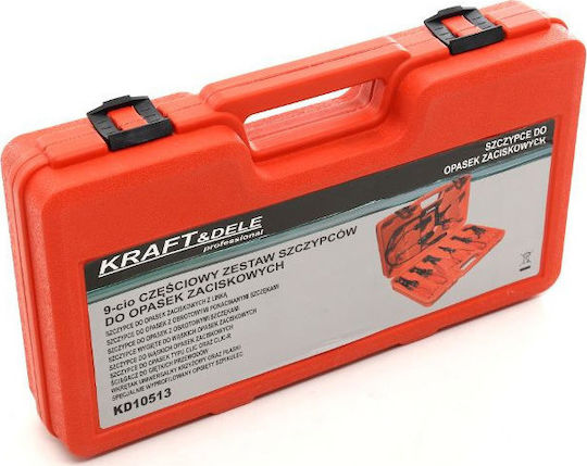 Kraft & Dele Set of Hose Clamps Pliers Electrician 9pcs