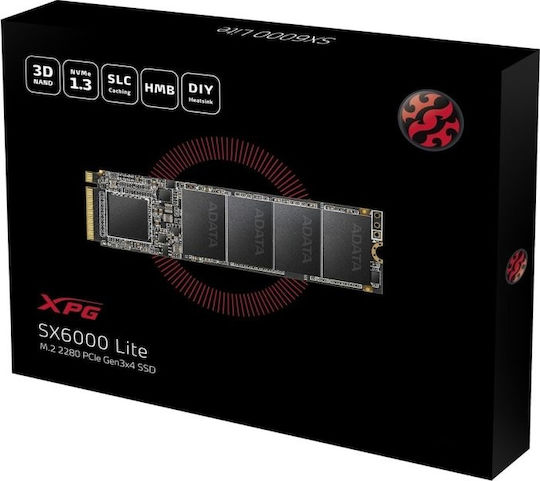 Adata XPG SX6000 Lite SSD 256GB M.2 NVMe PCI Express 3.0 ASX6000LNP-256GT-C