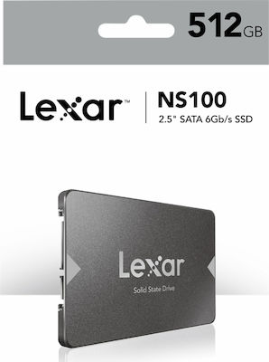 Lexar NS100 SSD 512GB 2.5'' SATA III