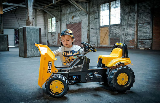 Kids Ride On Excavator DumperKid JCB Foot-to-Floor with Pedal Yellow