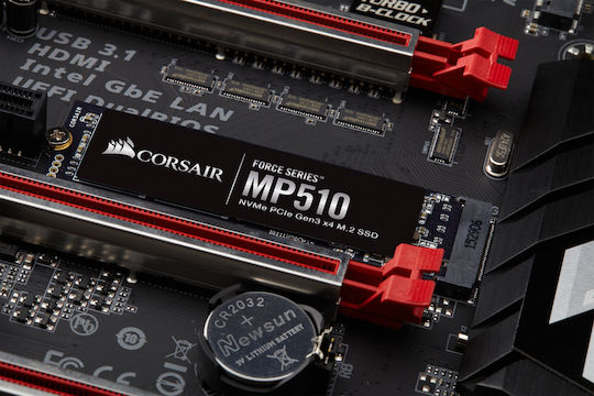 Corsair MP510 SSD 480GB τύπου M.2 με σύνδεση PCI Express 3.0 CSSD-F480GBMP510B