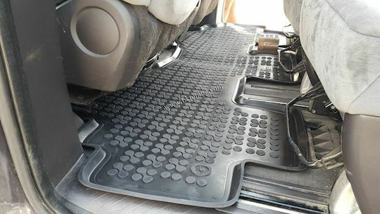 Rezaw Plast Front Mats 2pcs Tray Type for Peugeot 807 2002 Black