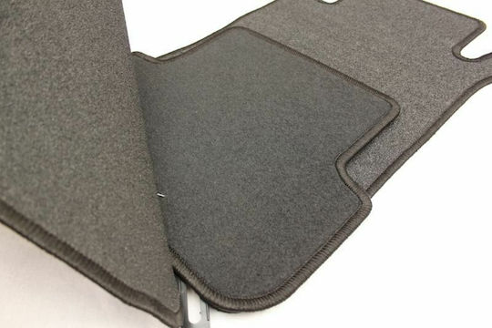 Petex Set of Front and Rear Mats 4pcs for Mercedes-Benz CLK Class 2002-2009 Black
