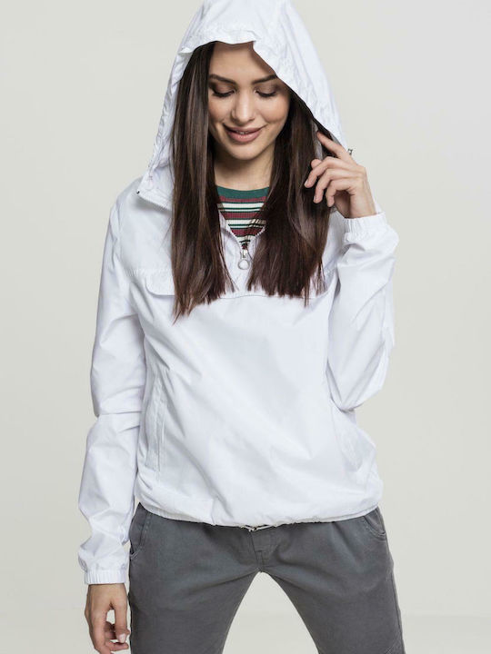 Women's Short Sports Jacket for Winter White