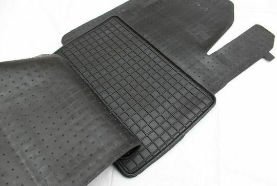 Petex Set of Front and Rear Mats 4pcs for Kia Soul 2008-2013 Black