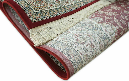 Bekas Carpets Da Vincie Bedroom Rugs Set Red Beige 3pcs