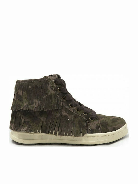 Παιδικά Sneakers High Ανατομικά Χακί