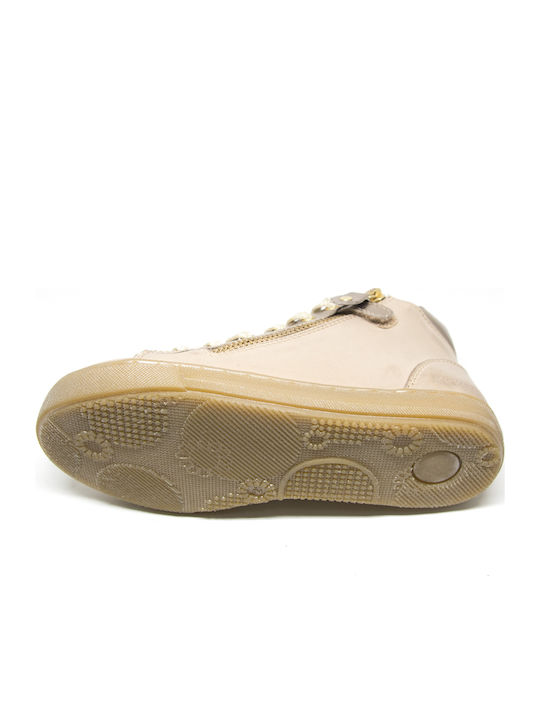 Παιδικά Sneakers High Μπεζ