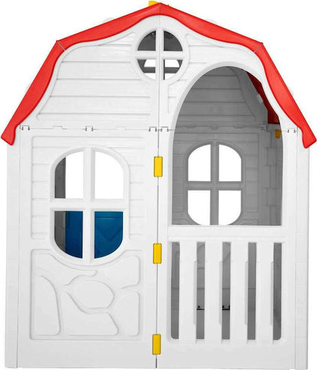 Plastic Kids Playhouse White Foldable 98x91x115cm