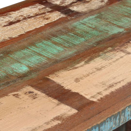 Γραφείο από Μασίφ Ξύλο Πολύχρωμο 140x50x77εκ.