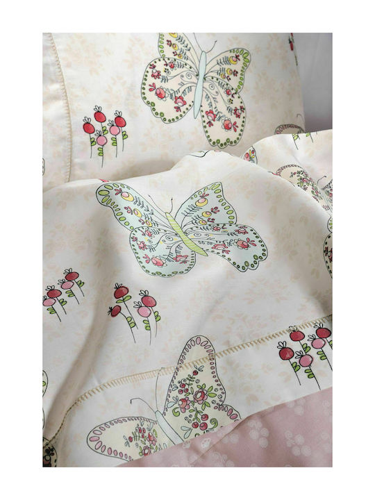 Down Town Home Baby Quilt 122 95x145cm Pink