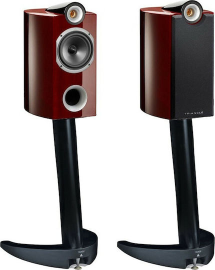 Triangle Signature Theta Pair of Hi-Fi Speakers Bookself 90W 2 No of Drivers W23.3xD37.2xH46.5cm. Mahogany