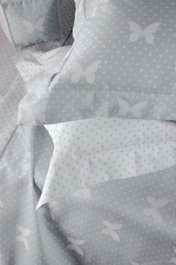 Down Town Home Cotton Baby Quilt 686 95x145cm Gray