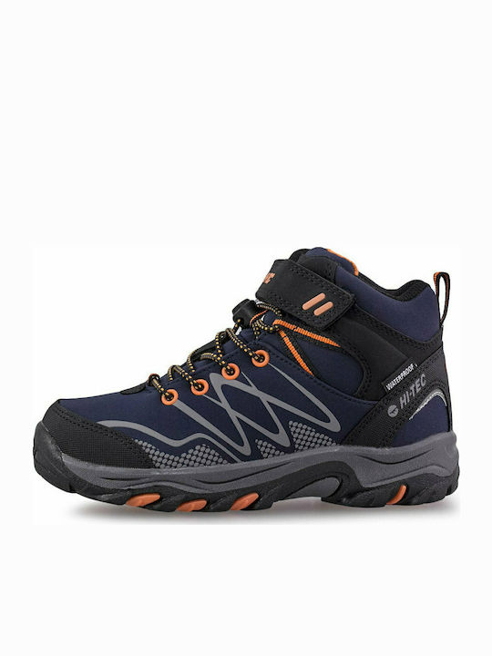 Kids Hiking Boots Blackout Mid Wp Jr Waterproof Blue