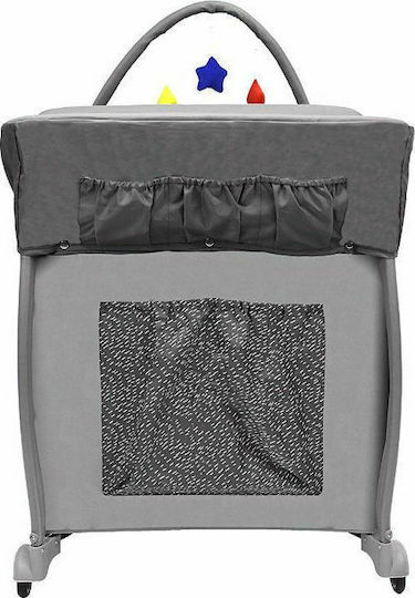 Asalvo Mix Plus Zeppelin Кошара за игра 2 Нива с Променяща се Повърхност Сив 125x77см