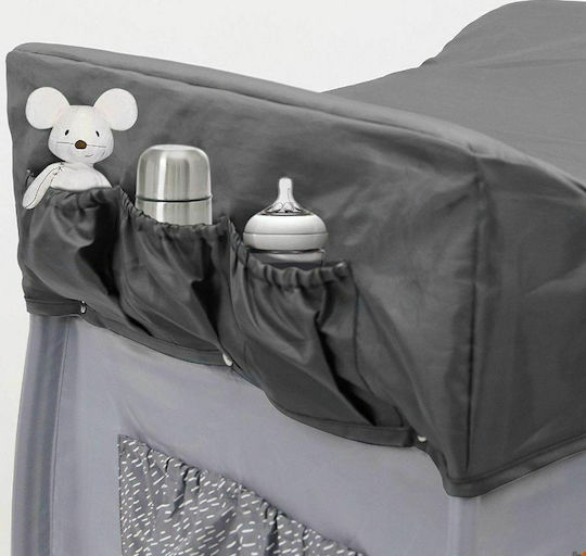 Asalvo Mix Plus Zeppelin Кошара за игра 2 Нива с Променяща се Повърхност Сив 125x77см