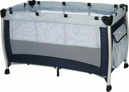 Baby Adventure Holiday Aluminium Playpen 2 Levels Gray 120x60cm
