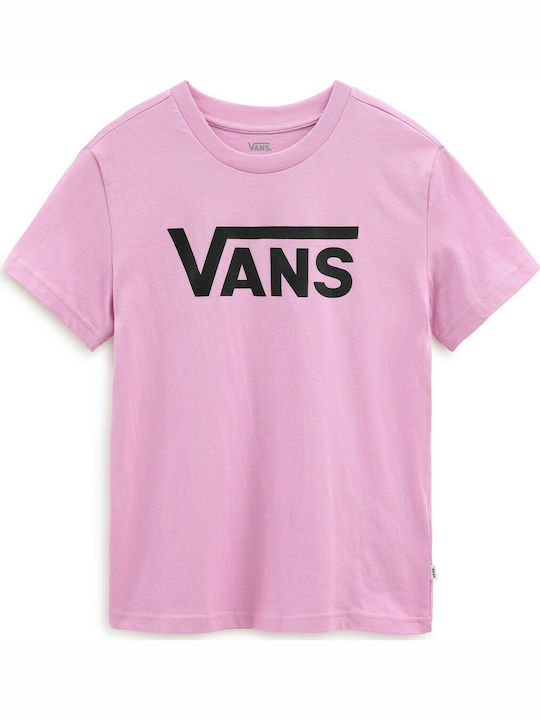Γυναικείο T-shirt Λιλά με Στάμπα