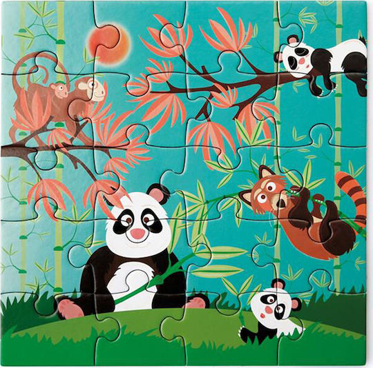 Детски Пъзел Магнитна книга Панда за 3+ години+ Години 40бр Scratch Europe