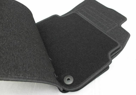 Petex Σετ Μπροστινά και Πίσω Πατάκια 4τμχ για Citroen C6 Audi A6 2004-2011 Μαύρα