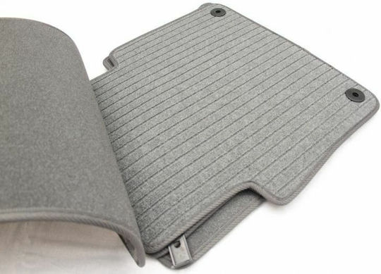 Petex Set of Front and Rear Mats 4pcs for Audi A8 2002-2010 Gray