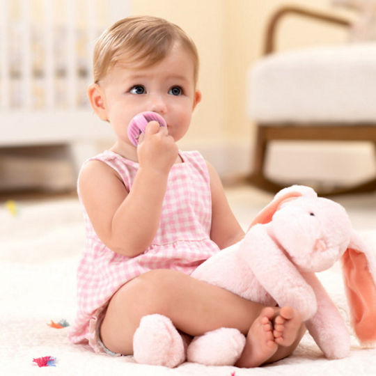 Munchkin Sili-Soothe & Teethe Suzete Silicon Roz - Mov pentru 3+ luni 2buc