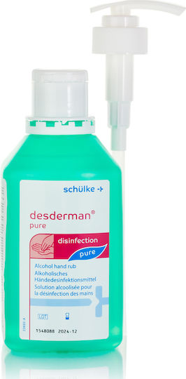 Schulke Desderman Pure Antiseptic Liquid Hand Wash with Pump 1000ml Natural