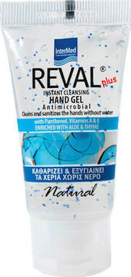 InterMed Reval Plus Antiseptic Hand Gel Desinfektionsmittel Gel für Hände 30ml Natürlich