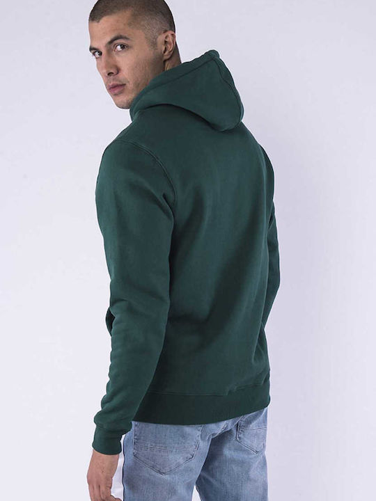 Cayler & Sons Men's Sweatshirt with Hood and Pockets Green