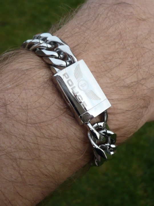 Police Bracelet Chain made of Steel