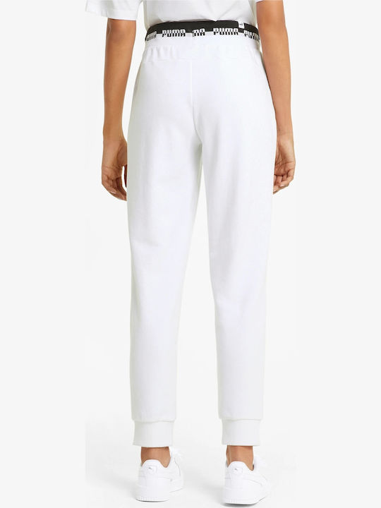 Puma Amplified Damen-Sweatpants Weiß