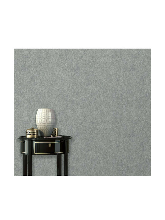 Wallpaper Vinyl Gray L1000xW53cm Washable