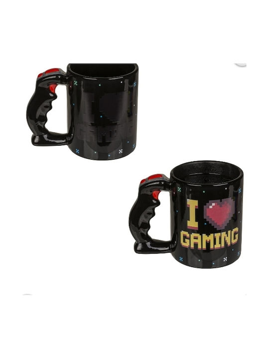 Out of the Blue Gaming Ceramic Cup Black