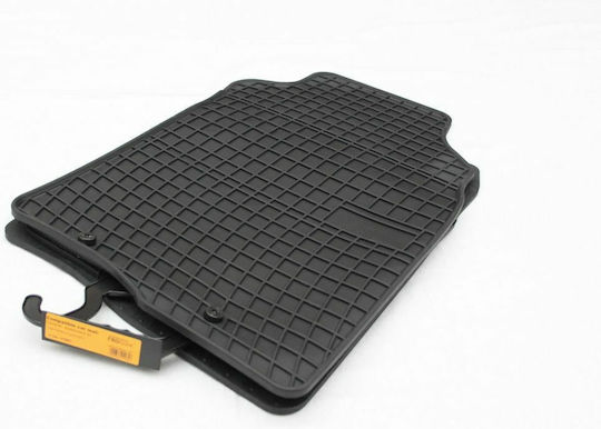 Frogum Set of Front and Rear Mats 4pcs for Fiat Panda 2011 Black