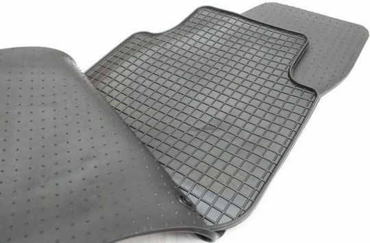 Petex Set of Front and Rear Mats 4pcs Tray Type for Volkswagen Tiguan Allspace 2017 Black