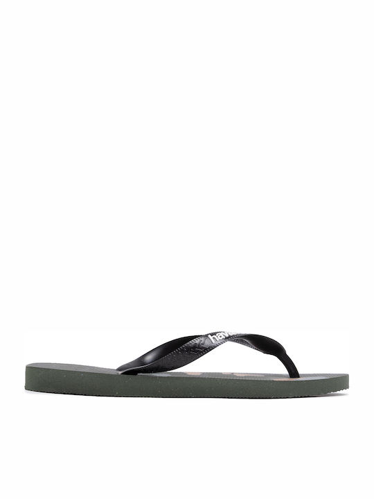 Top Camu Men's Flip Flops Black