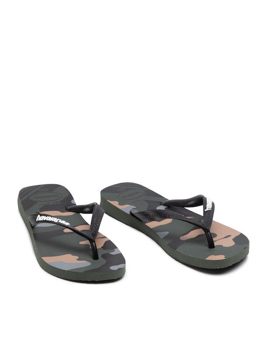 Top Camu Men's Flip Flops Black