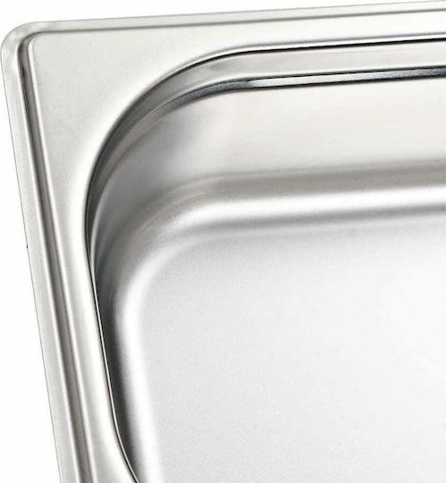 vidaXL Σκεύος Gastronorm Ανοξείδωτο GN1/4 με Βάθος 65mm (8τμχ)