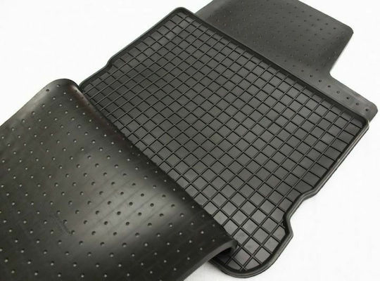 Petex Satz Vorder- und Hintermatten 4Stück aus Gummi für Seat Leon / Toledo 1999-2005 Schwarz