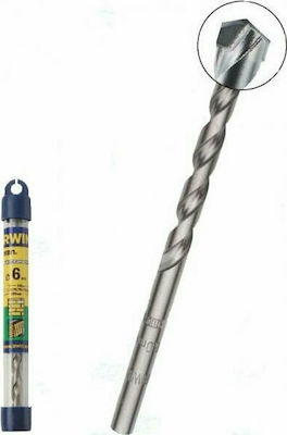 Irwin Diamond Drill with Impact Carbide with Cylindrical Shank for Masonry 4x90mm