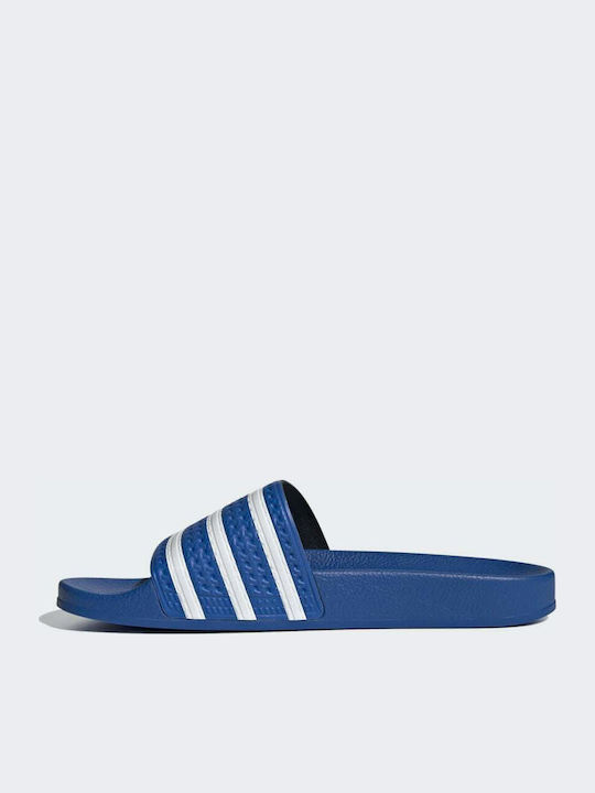 Adilette Men's Slides Glow Blue / Cloud White