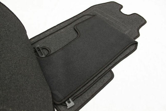 Petex Set Front and Back Car Mats 3 Pieces for Ford Transit 2000-2006 Black