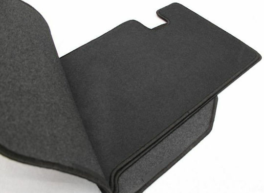 Petex Set of Front and Rear Mats 4pcs for Renault Grand Scenic 2003-2009 Black