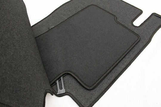 Petex Set of Front and Rear Mats 4pcs for Nissan Micra 2003-2010 Black